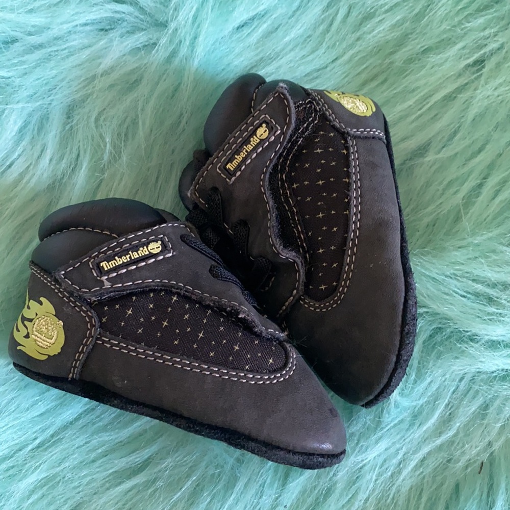 🍼 Timberland Boots Baby Glow In The Dark Timberlands Size 2 Soft Crib Sh…